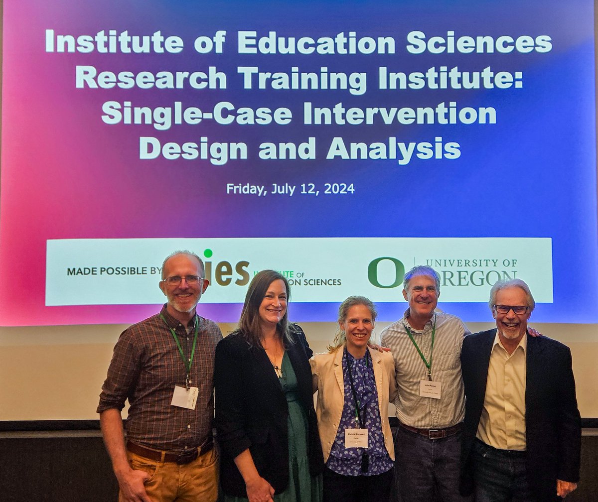 sarahquinnphd's tweet image. What a stellar bunch of fellows &amp;amp; faculty at #IESSCRD 2024! It was a great, full week of single case research methods.  📈 #scrdchat