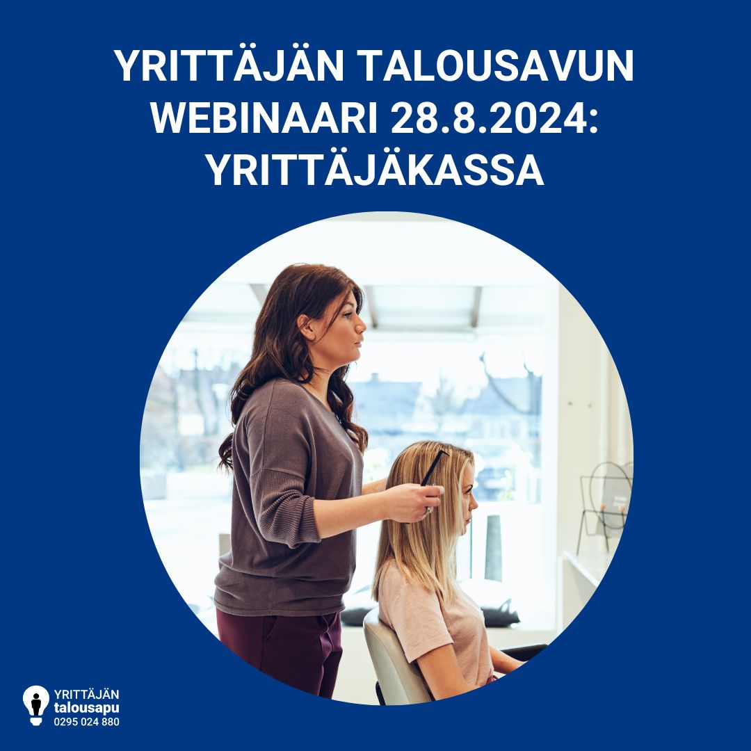 Kuka voi liittyä jäseneksi? Miten työssäoloehto kertyy? Milloin olen oikeutettu päivärahaan? Tule kuuntelemaan faktat Yrittäjäkassasta Yrittäjän talousavun webinaariin 28.8.2024 klo 12–13!  

Ilmoittaudu nyt: link.webropol.com/s/talousapuweb…