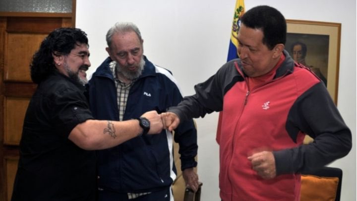 ¡Vamos Messi! ¡Vamos Maradona! ¡Vamos Argentina! 🇦🇷 
Felicitaciones por el buen fútbol. Ahora vamos a derribar a ese gobierno fascista y hacer la revolución✊🏾 
<a href="/NicolasMaduro/">Nicolás Maduro</a>