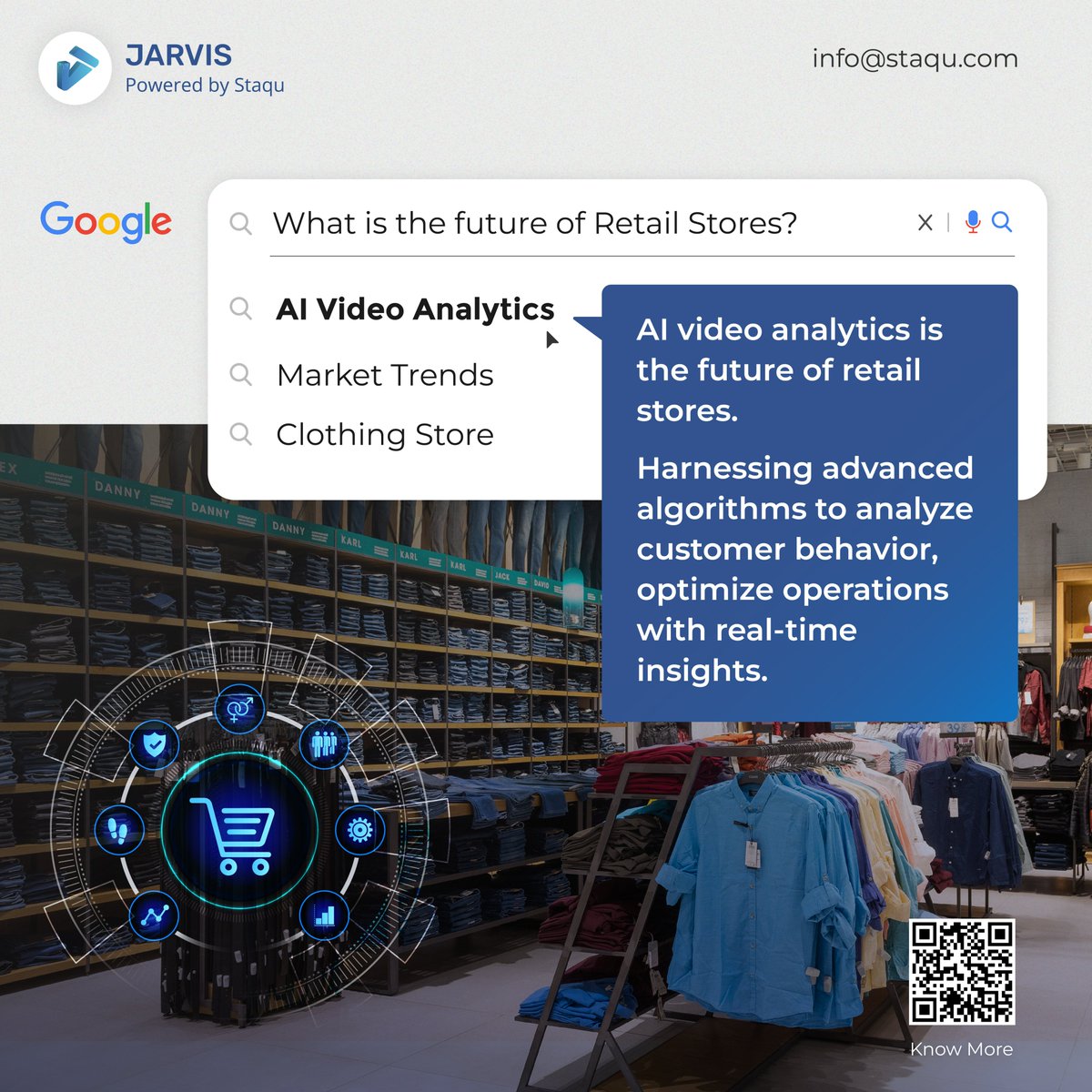 staqutech's tweet photo. The future of retail is #AIvideoanalytics! Smarter operations and deeper insights are transforming the game. Google agrees—#AI is the retail revolution!

Get to know more:- https://t.co/Amn8ItBCcQ

#Retail #jarvis #airevolution #audioanalytics #google #customerjourney #tech https://t.co/94tmyKn5YE