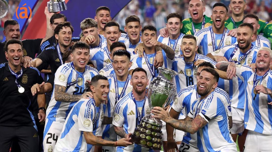 ¡Argentina Campeón de América 2024! 🏆🇦🇷 Estamos orgullosos de este equipo.
¡Gracias por inspirarnos, Selección!

#CopaAmérica2024