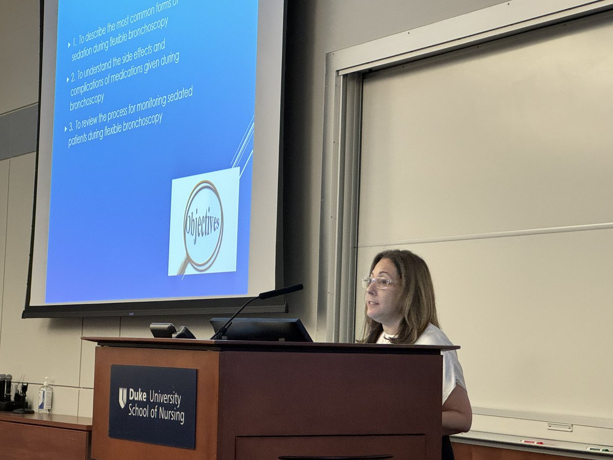 Dr Maria Cirino-Marcano on Moderate Sedation and Topical Anesthetics for Bronchoscopy at Southeastern Bronch Course, Duke