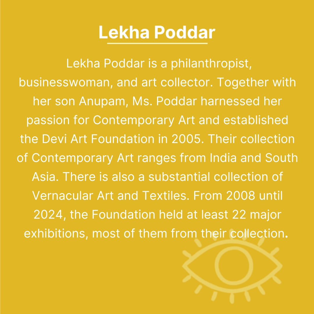 deviartfoundati's tweet photo. Ecstatic to share that Lekha Poddar, founder of Devi Art Foundation will be delivering the Keynote Address at Voice of Art 2024, organised by Nirmal Bhartia School in Delhi. https://t.co/x0tt0VY4V1