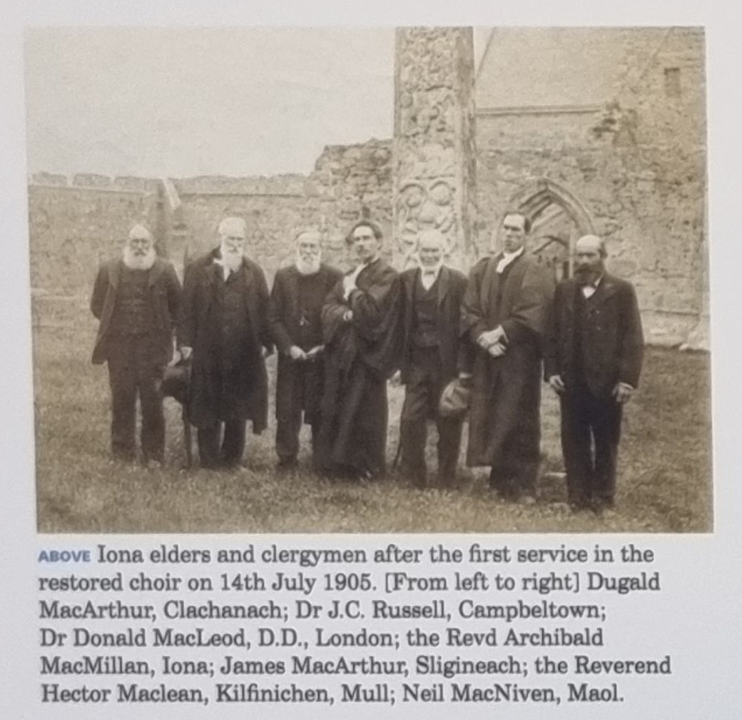 119 years have just passed since the first service held in the restored choir of #IonaAbbey, which to this day remains a vibrant #spiritual centre led by <a href="/ionacommunity/">The Iona Community</a>.

#genealogy #ancestry #heritage #geology #giftshop #crofting #fishing #islandlife #oldphotographs #hebrides