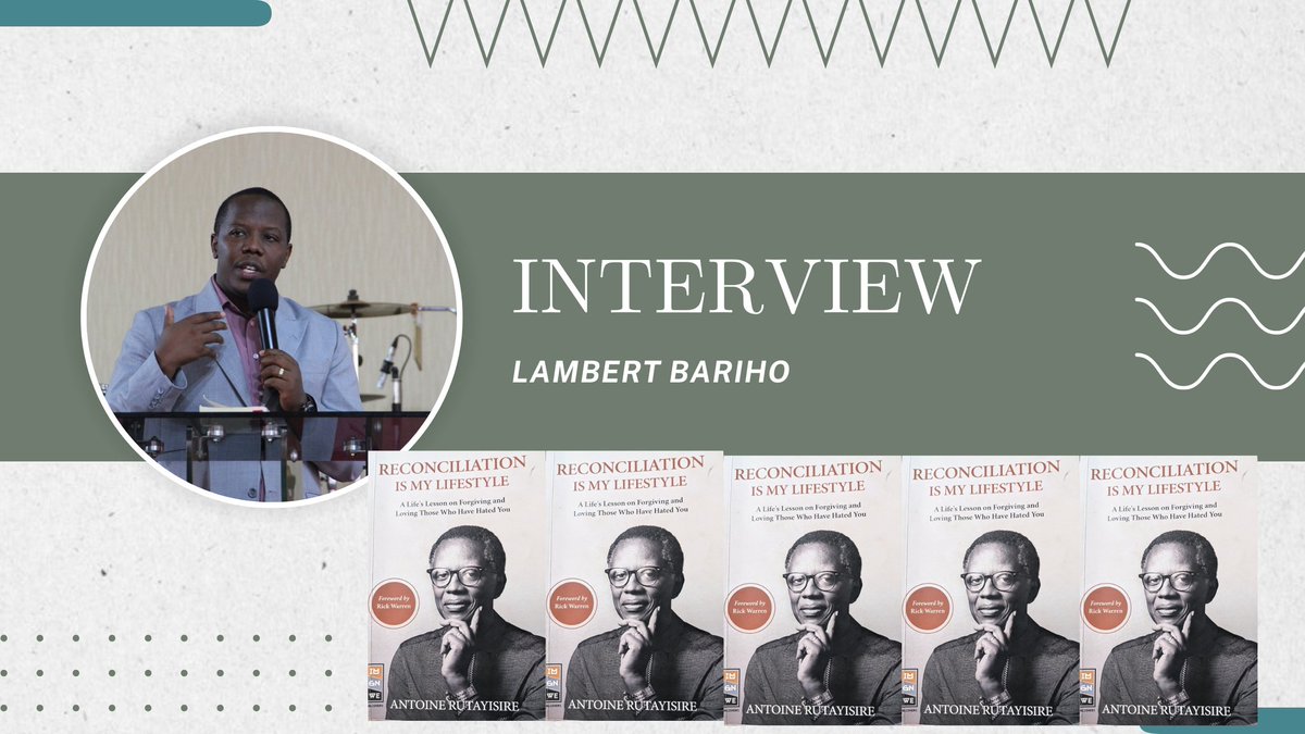 One of the best books you'll find in Rwanda is "Reconciliation is My Lifestyle" by Dr. Antoine Rutayisire. I recently sat down with his mentee, Mr.<a href="/L_Bariho/">Lambert B.</a> , who wrote the praise for the book. Enjoy the interview!

youtube.com/watch?v=GWEeQP…