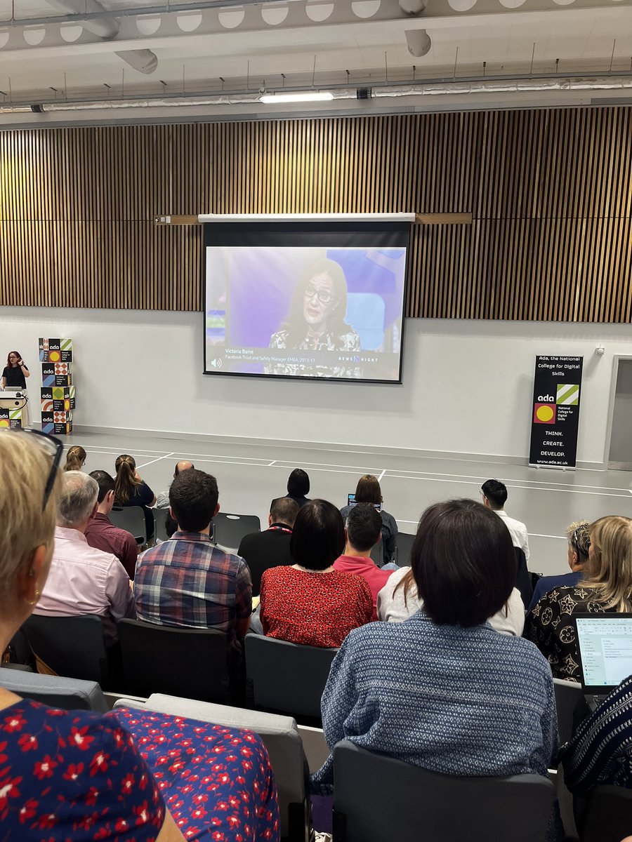My <a href="/CompAtSch/">Computing at School</a> #casconf24 highlights:  5. The keynote speech from <a href="/cyberbaines/">Dr Victoria Baines FBCS</a> on the different ways in which deepfakes are being used particularly within politics and the importance once again of computing in all subjects!