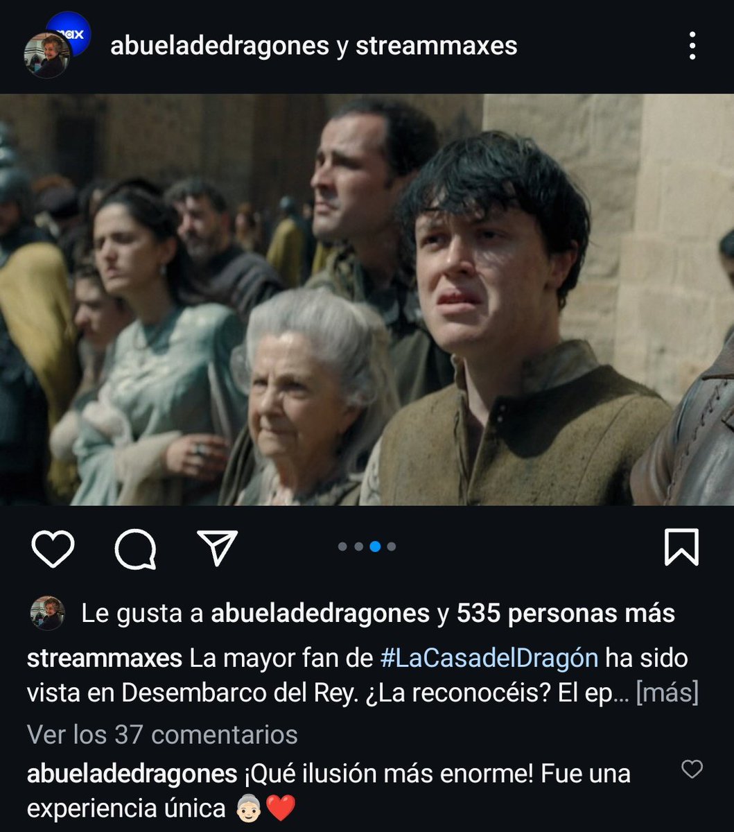 amarose80's tweet photo. Menuda fantasía, la abuela de dragones sale en #TheHouseoftheDragon 😱😱😱😱 https://t.co/kRDjIZW3yX