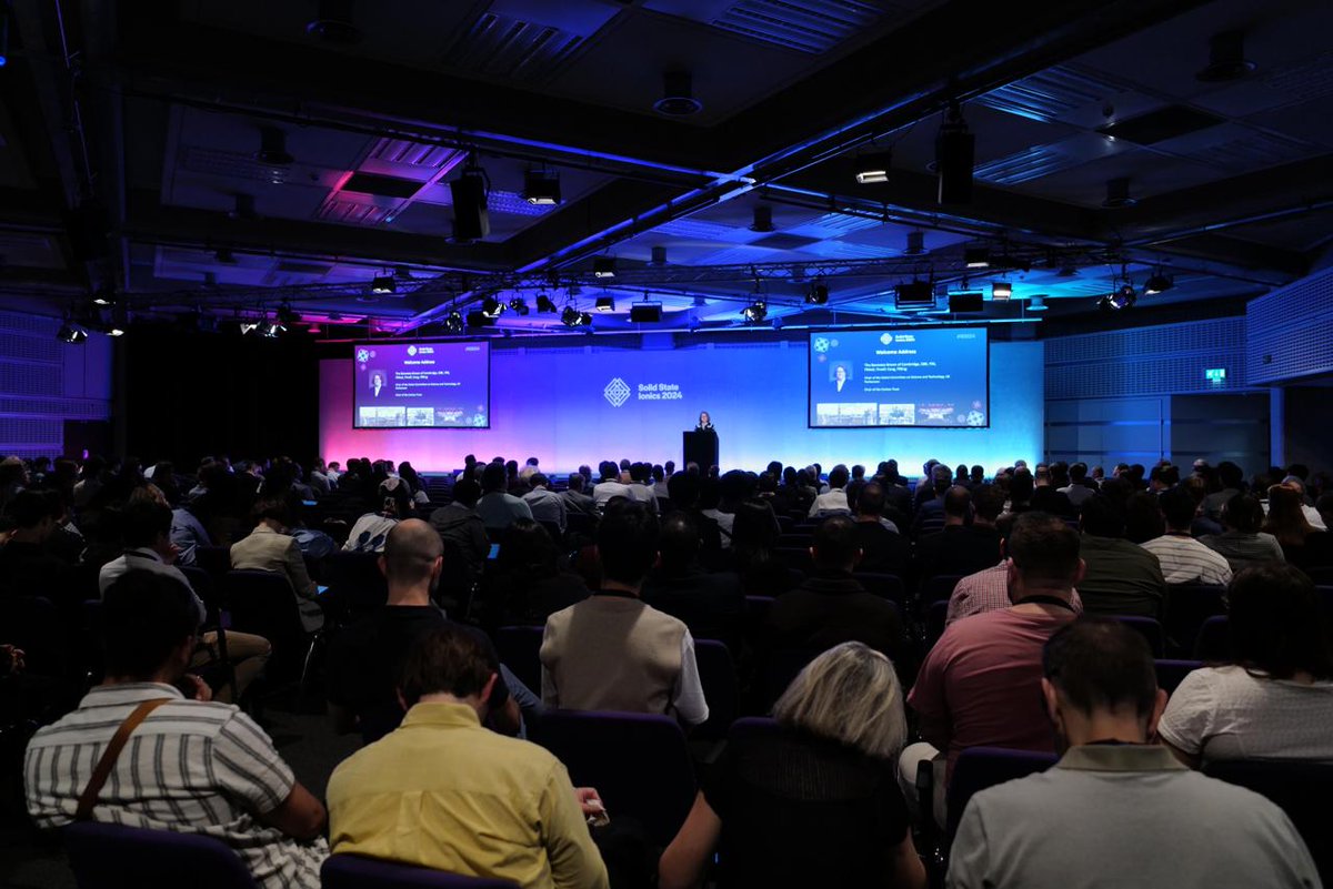 👥 #SSI24 starts with inspiring words from Baroness Brown and Prof. Bilge Yildiz, President of the International Society for Solid State Ionics, whose insights set the tone for an engaging conference.

🧬Welcome to #SSI24!

🔗Complete program here: nanoge.org/SSI24/program/…
