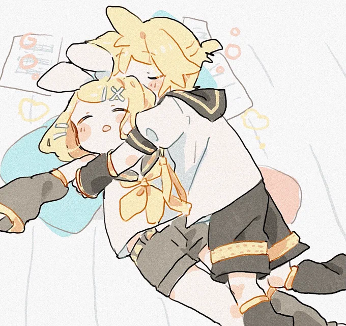 おひるね鏡音