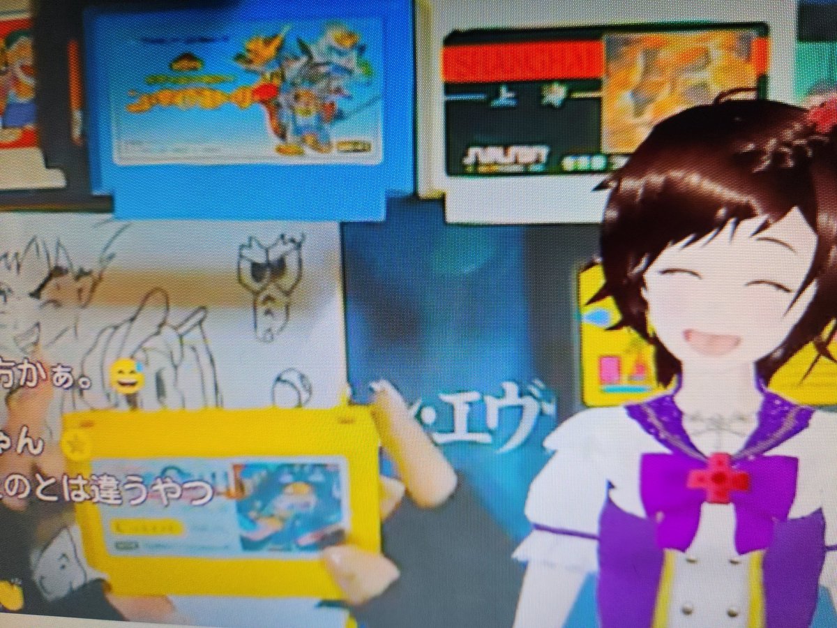 TERRY_BOGARD_07's tweet image. 昨日はFGMFchの看板Vチューバー、筑紫りこ生誕祭2024配信😃
FE攻略を少々。日付跨いで15日になってからは、りこさんお祝いコメ読み上げと絵りこ公開、福袋開封クイズ、れとろげ道具屋グッズ紹介がメイン☺️
俺もりこさんにお祝いコメ読まれてご満悦😍
りこさんバースデーめでてぇ🎂✋😃
#FGMF
#れとりこ