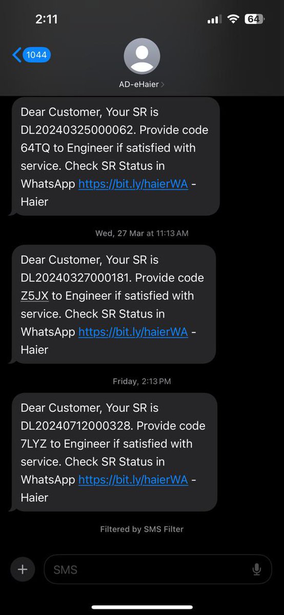 1111198B's tweet photo. @IndiaHaier After complaint with Haier, they make a conference call with the vendor &amp; vendor is threating to customer in front of them. In last complaint was closed by the Haier. Great job CHEATER HAIER. #Haier #Haierappliance https://t.co/DdAVB1T32s