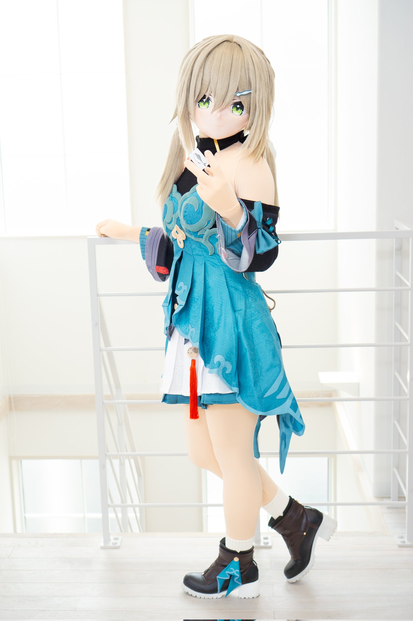 「在庫あり」 崩壊スターレイル 青雀 全頭面 着ぐるみ マスク コスプレ Amazon.co.jp: [YINGCOS] 崩壊 スターレイル 青雀 セイジャク