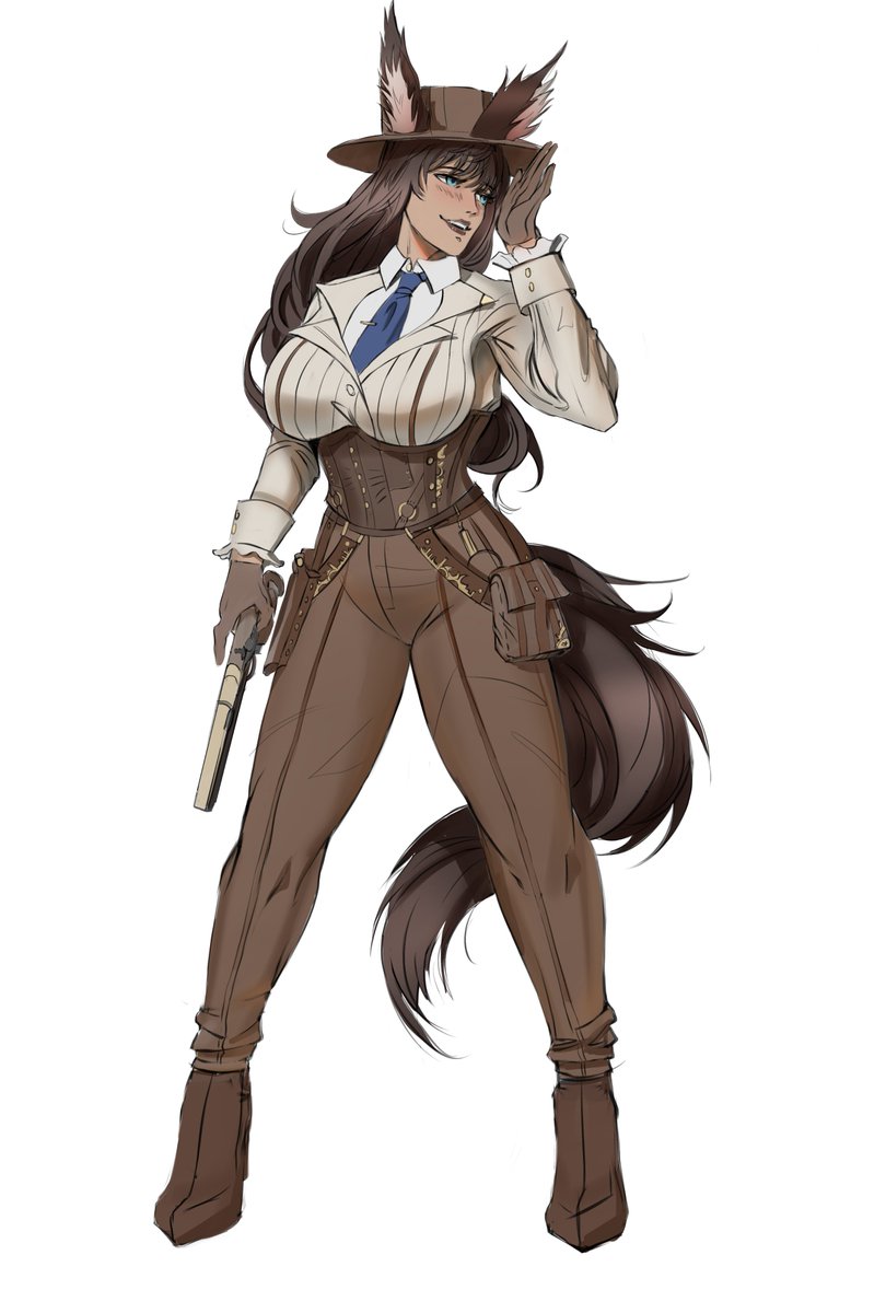 OldBoxOfficial's tweet photo. @sun_mist Hey Darksun! Thank you for the opportunity! :D You can have my spiffy investigator Julia Laura Christopher. She is from a world of floating islands, being on her way to solve the mysteries of our world. She is also obsessed with jazz music and good tea.☕️ https://t.co/ugGtwHNjBL