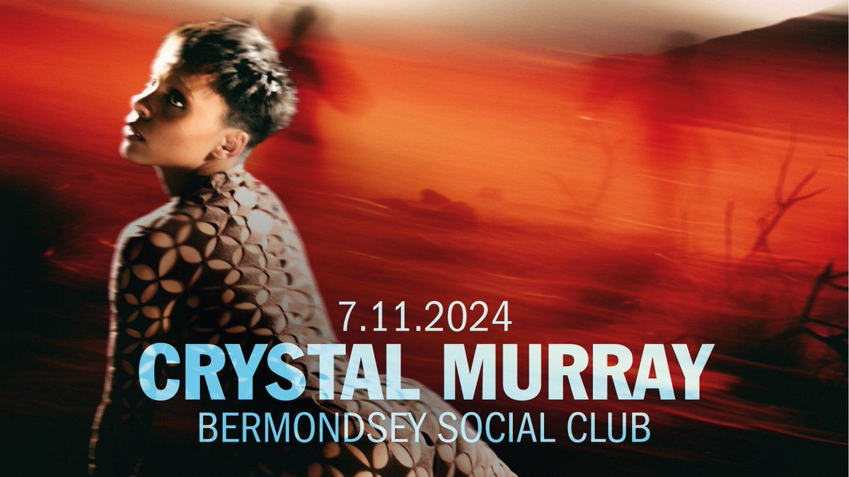 LiveNationUK's tweet photo. ON SALE: #CrystalMurray will make her way to London's @bermosocialclub in November ⭐️
 
Book tickets 👉 https://t.co/aU2RmmQQu3 https://t.co/ef2XuCXLnq