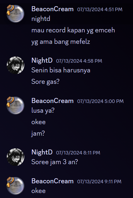 BeaconCream's tweet photo. Alasan ga collab lagi sama @NightD_ https://t.co/Rj0pMBwBhl