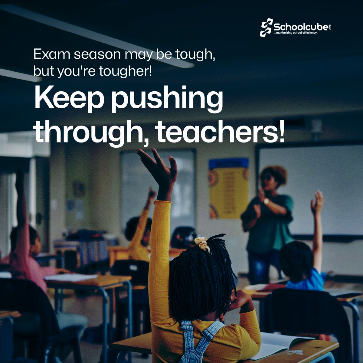 To all the dedicated teachers out there, we see you and appreciate you! Sending you all a boost of encouragement and gratitude. #schoolcube #teachersappreciation