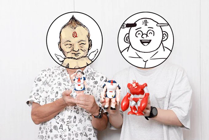 ㊗️連載4周年スペシャル対談🎉

コラボソフビを手掛けてくれた
#横山宏 先生としゅうへーせんせーの
奇跡の対談が実現❣️❣️🥳✨

横山先生ありがとうございました😇💖💖
https://t.co/Oj1Jjd7P2s…

@kowyokoyama
#マシーネン
#僕とロボコ 