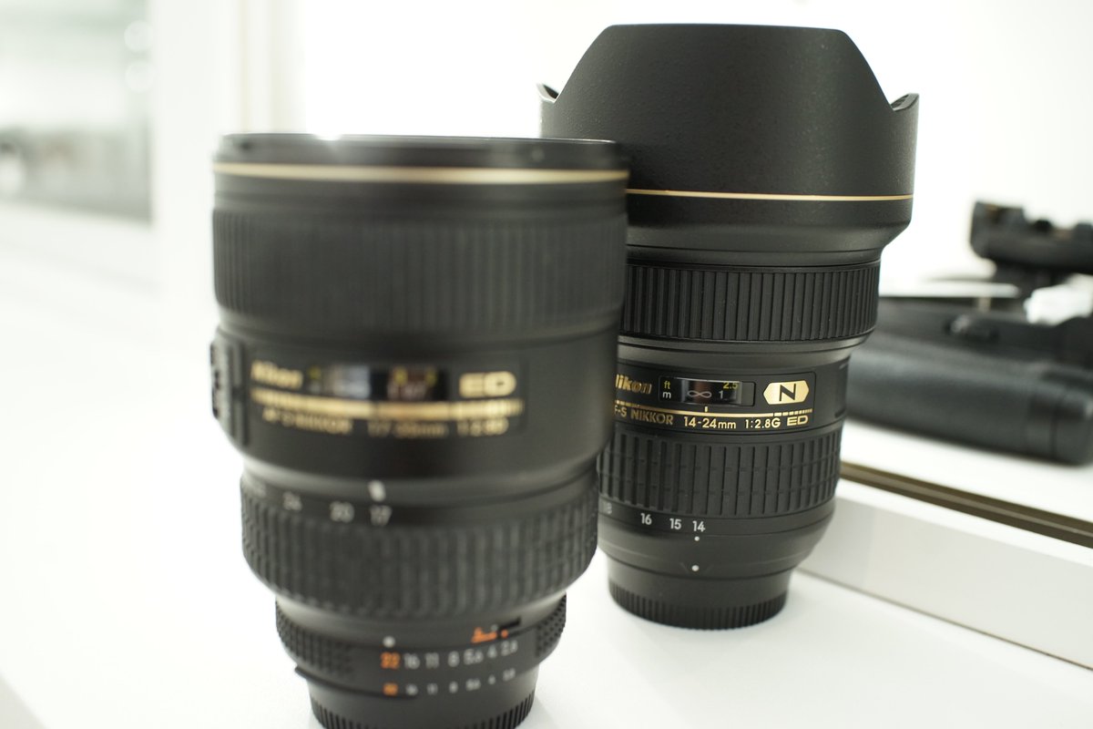 sanpoucamera's tweet image. 1996年 EF17-35ｍｍF2.8L USMが登場する
1997年 AF1735ｍｍ F3.5 Gが登場する
遅れること2年の1999年AF-S ED17-35mmF2.8Dが
Nikonから登場した
2007年世界初の大口径広角ズーム
AF-S ED14-24mmF2.8Gが登場した
短焦点のみであった14ｍｍｍからのF2.8ズーム
登場に衝撃は今も覚えている
＃14ｍｍ