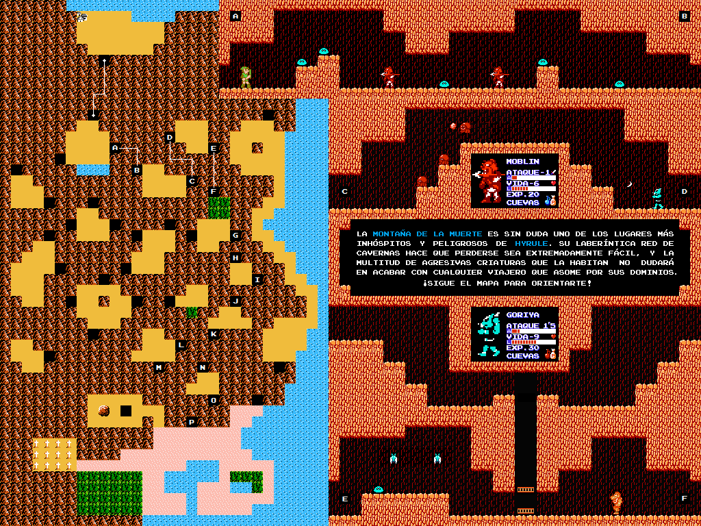 ZarkhosLair's tweet photo. Por las Diosas, mirad qué bonitas han quedado algunas de las páginas de la Guía 8 Bit de #Zelda II: The Adventure of Link tras incorporarles las fichas de enemigos 'o__O

¡Recordad que ya podéis reservar su edición física sin coste, que esta semana cierro las reservas!  =D https://t.co/U2gf3avMuM