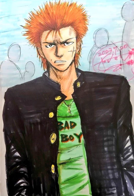 #5人に推し絵師って言われたら勝ち見た絵描きさんもやる
イカつい絵描いてるし誰も居なかったら寂しいなぁ。
勇気を持って便乗だ‼️
ゼロならどうしよう…誰か推してちょーだい😂🙏
『治安悪くてアホだけどハートは熱いオレだから…推しがいて欲しい💦居てくれねーとグレちゃうぜ😭』byケン坊より 