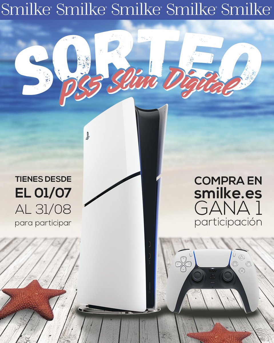 Cafe_Covap's tweet photo. 📣¡GRAN SORTEO DE VERANO! 📣

 ¡Sorteamos una Playstation 5 Consola Digital Modelo Slim este verano! ☀️🎮

👉Compra en  hasta el 31 de agosto y participa automáticamente en el sorteo. Cada compra cuenta como una participación, ¡así que cuantas más compras hagas, más oportunidades tendrás de ganar! 🎟️

¡Mucha suerte! 🍀