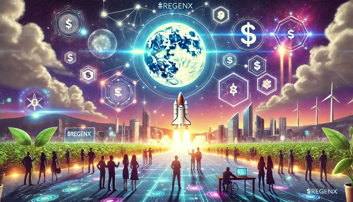 Embrace the future with $REGENX! 🌕🚀 Be part of a community that values innovation and sustainability. Together, we rise! 

Website - regenx.app 🚀
#REGENX #Crypto #Innovation #metaverse #community #ToTheMoon