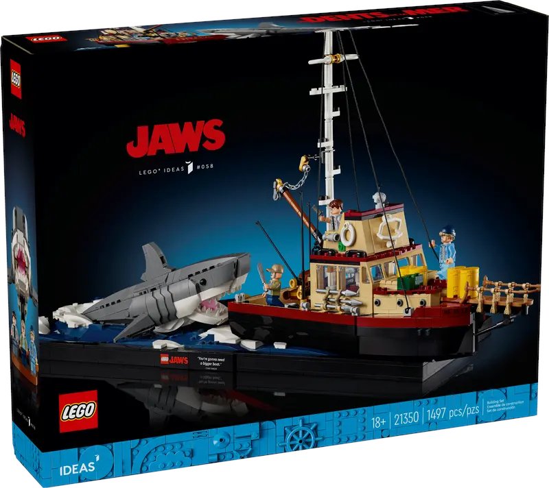 killianhgore's tweet photo. I was a bit skeptical that this was real when I first saw it, but it's definitely a real thing! It's on Lego's website. £129.99. Out to buy August 6th. It's so cool!
https://t.co/vCg1qdjRPM
#jaws #lego #jawsfans #GreatWhiteShark #horror https://t.co/iSsurmRpLp