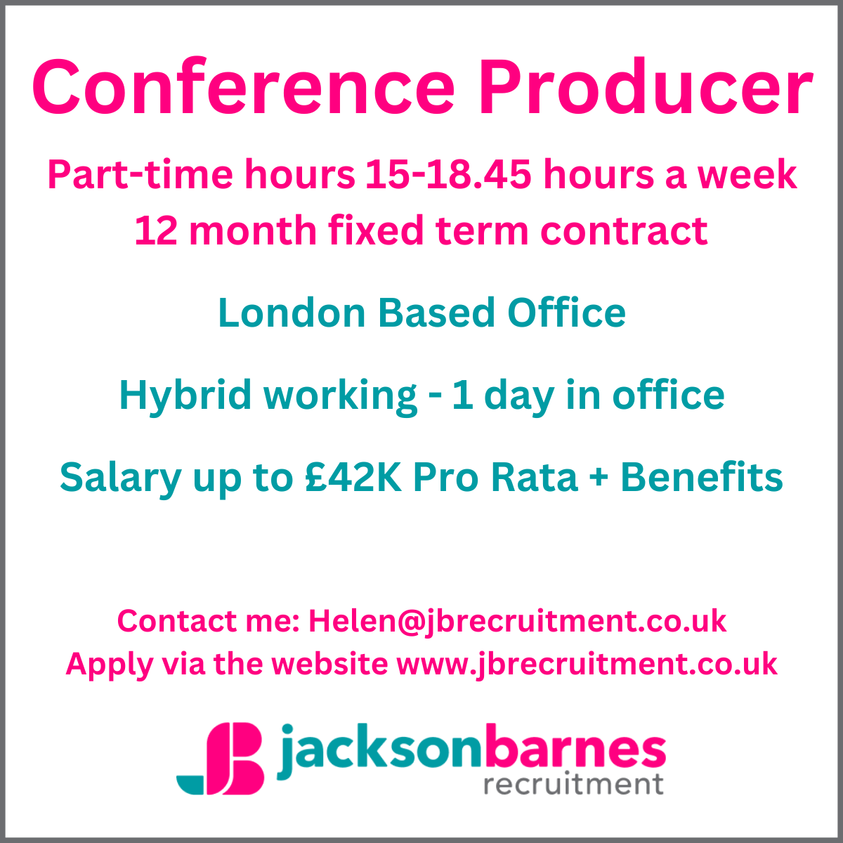 🌟Part-Time Conference Producer job opportunity

Apply via website: lnkd.in/er2iaNTP

#eventprofs #hiring #confereceproducer