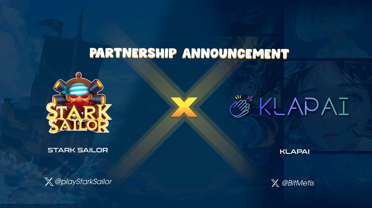 Stark Sailor (@playstarksailor) on Twitter photo 🌊Partnership Giveaway🌊
Stark Sailor is thrilled to introduce our new partner <a href="/BitMetis/">KlapAI (Formerly BitMetis)</a> - KlapAI the First AI-based Asset Platform that Intertwines AI with Gaming🎮
💰10000 $BMC
💎10 WL Spots from <a href="/playStarkSailor/">Stark Sailor</a>
Join now to win:
👉 klapai.io/bounty-detail/…
👉 🌊Partnership Giveaway🌊
Stark Sailor is thrilled to introduce our new partner <a href="/BitMetis/">KlapAI (Formerly BitMetis)</a> - KlapAI the First AI-based Asset Platform that Intertwines AI with Gaming🎮
💰10000 $BMC
💎10 WL Spots from <a href="/playStarkSailor/">Stark Sailor</a>
Join now to win:
👉 klapai.io/bounty-detail/…
👉
