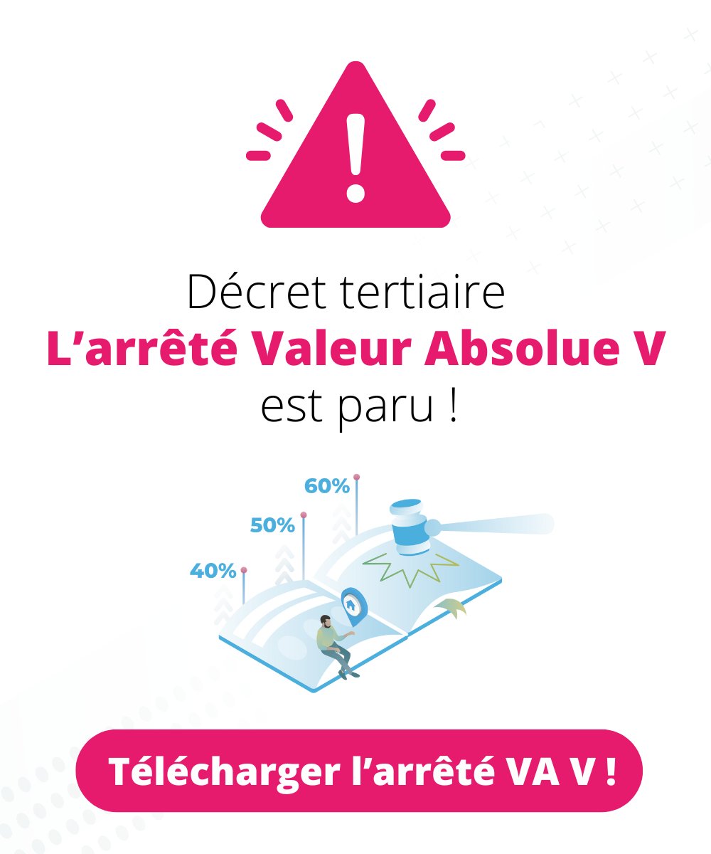 L’arrêté Valeur Absolue 5 est paru !
💥Il vient apporter des modifications au texte du décret tertiaire, et précise les objectifs exprimés en valeur absolue pour de nouvelles activités tertiaires !
Pour découvrir les détails de l'arrêté, téléchargez-le: contact.citron.io/textes-de-lois…