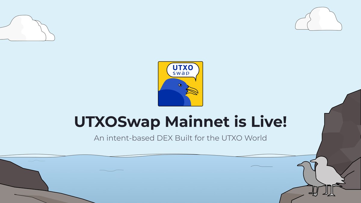 🎉 Launch Alert: UTXOSwap Mainnet Now Live! 🚀

The moment you've been waiting for is here!

Dive into the #intent-based #DEX, designed for swapping across all #UTXO chains.

Explore unique features:
🧵 AMM Mechanisms: Easily swap, add or remove liquidity, and create liquidity