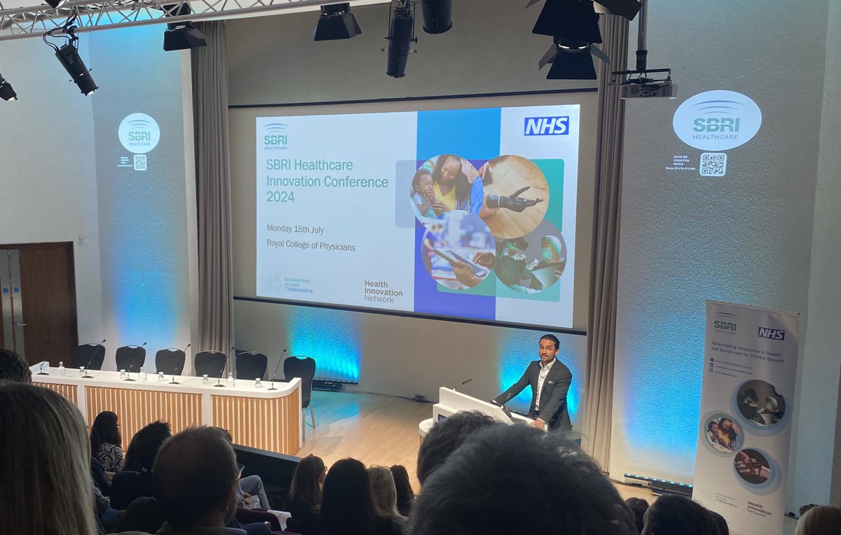Excited to join colleagues from across the health innovation community at todays #SBRI2024 Innovation Conference. Notebook at the ready! <a href="/HealthInnoWest/">Health Innovation West of England</a>