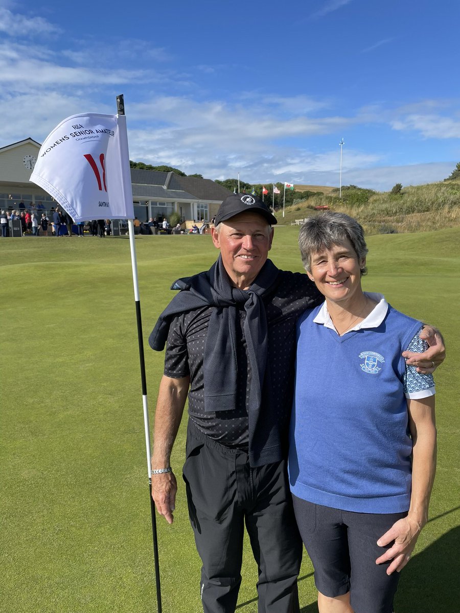 jackief292's tweet image. Thank you to @SauntonGolfClub for hosting @RandA Senior champs last week. Courses in great condition - testing with the varying winds. Nearly made the defence but happy with 2nd. Congrats to Nadene and thanks to hubby Ian