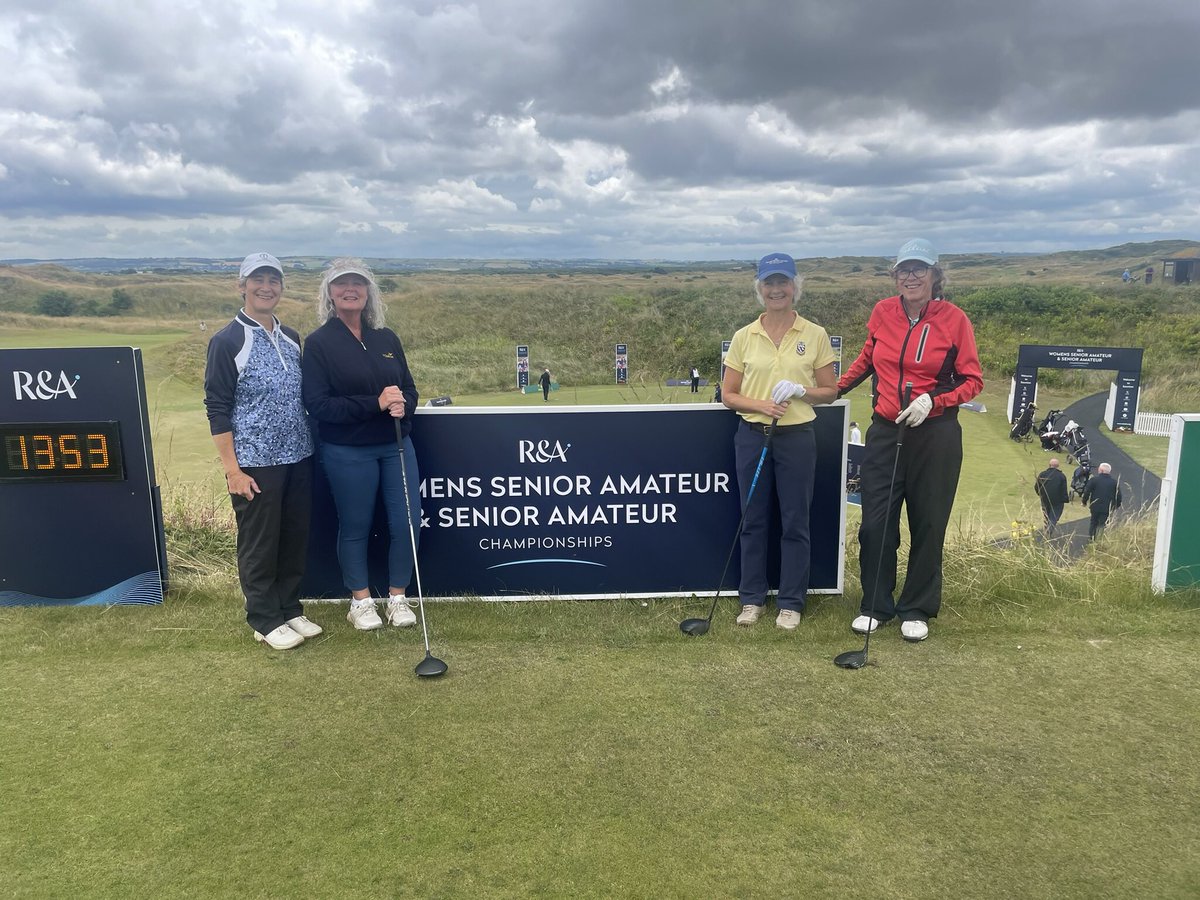 jackief292's tweet image. Thank you to @SauntonGolfClub for hosting @RandA Senior champs last week. Courses in great condition - testing with the varying winds. Nearly made the defence but happy with 2nd. Congrats to Nadene and thanks to hubby Ian