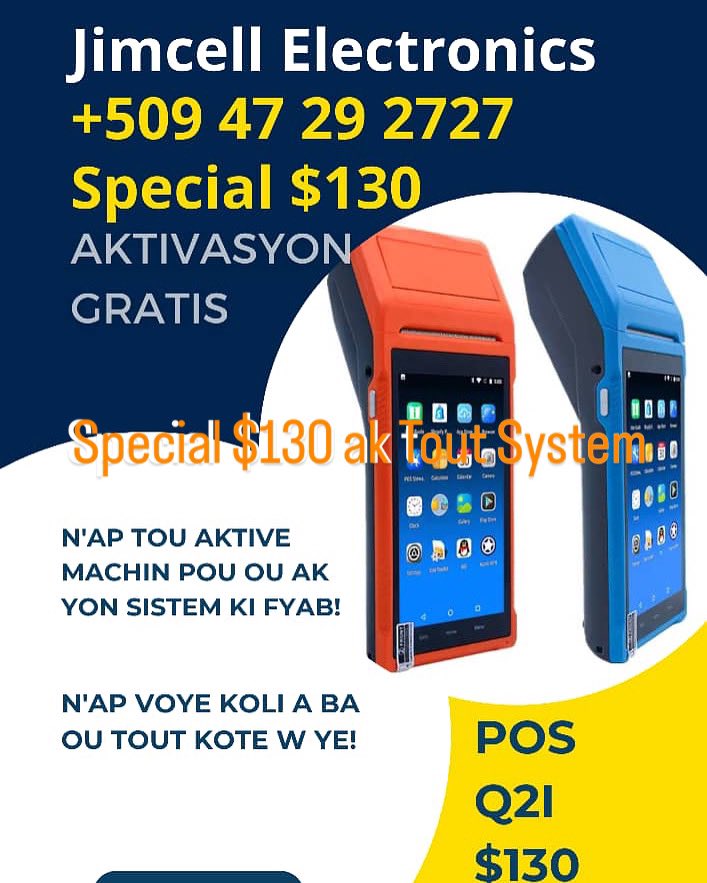 JanvierJimmy's tweet photo. POS $130. Tel 47292727 https://t.co/peFoRhp80a