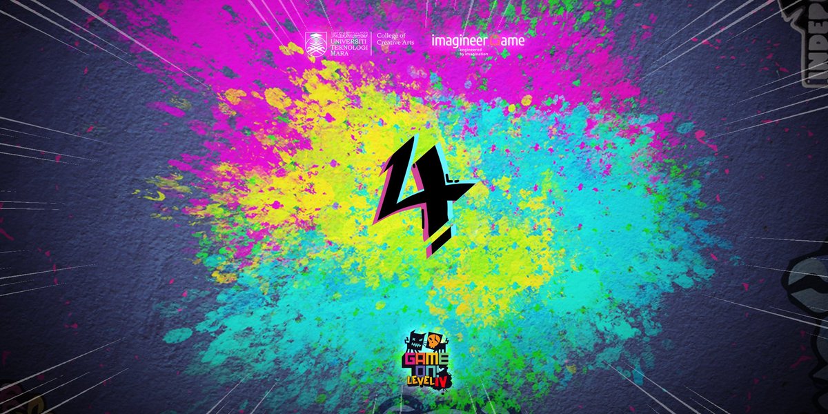 Gear up, gamers! Only 4 days until the exhibition happen!! 
 
Date: 19-21 July 2024 
Time: 8am - 5pm 
Venue: College of Creative Arts, UiTM Puncak Alam 
 
Are you ready to level up? l
#GameOn #GameOnLevel4 #GameDesign #FinalProject #GraffitiTheme #ArtMeetsTech #SupportCreativity