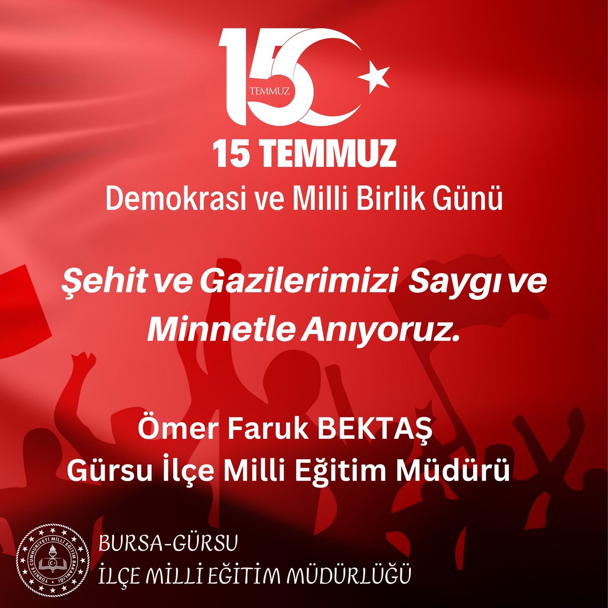 GursuMem's tweet photo. #15Temmuz 
#MilletinZaferi 
@tcmeb @Yusuf__Tekin @FarukBektass https://t.co/HRyUHKpl7f