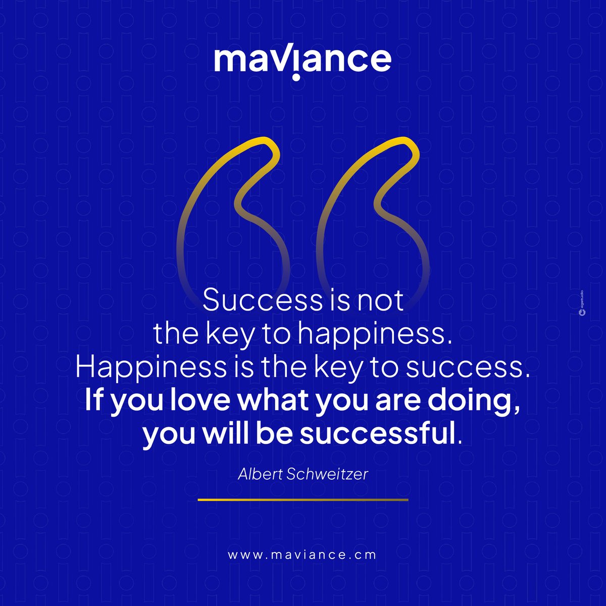 maviance_plc's tweet photo. We wish you a successful week.๐ช๐ผ
โโโ
Nous vous souhaitons une bonne semaine.๐ช๐ผ
#Maviance #fintech #webPay https://t.co/u9yH2TgqYo