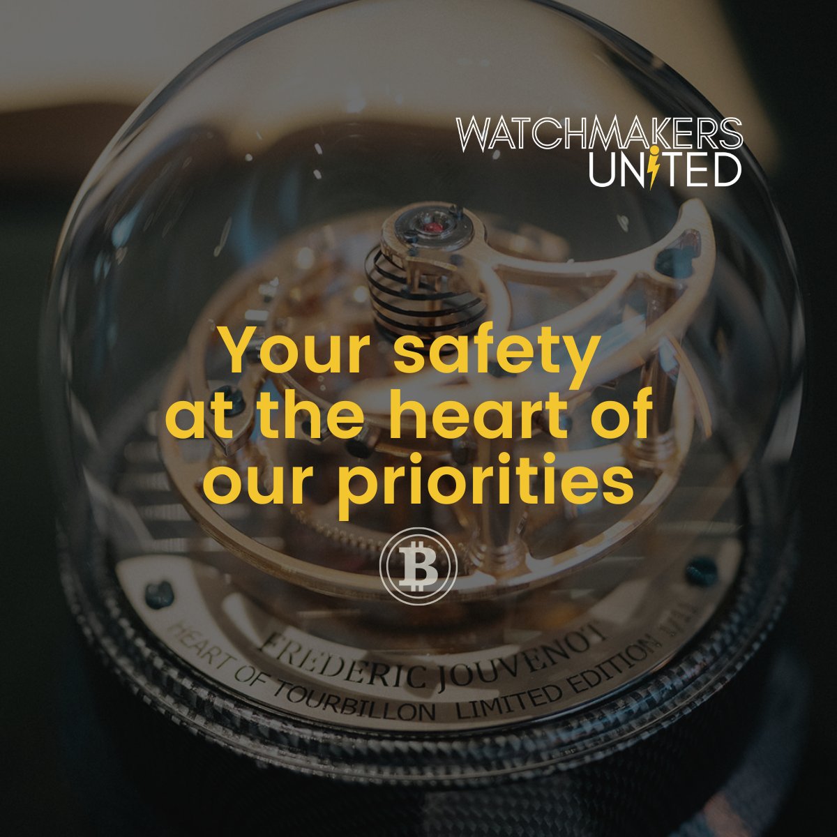 🚀 With <a href="/beBOPcommunity/">be-BOP</a> we offer a revolutionary buying experience. Thanks to blockchain technology, buy in #Bitcoin  and without KYC for maximum security!

🔗 watchmakersunited.com

#Crypto #Innovation