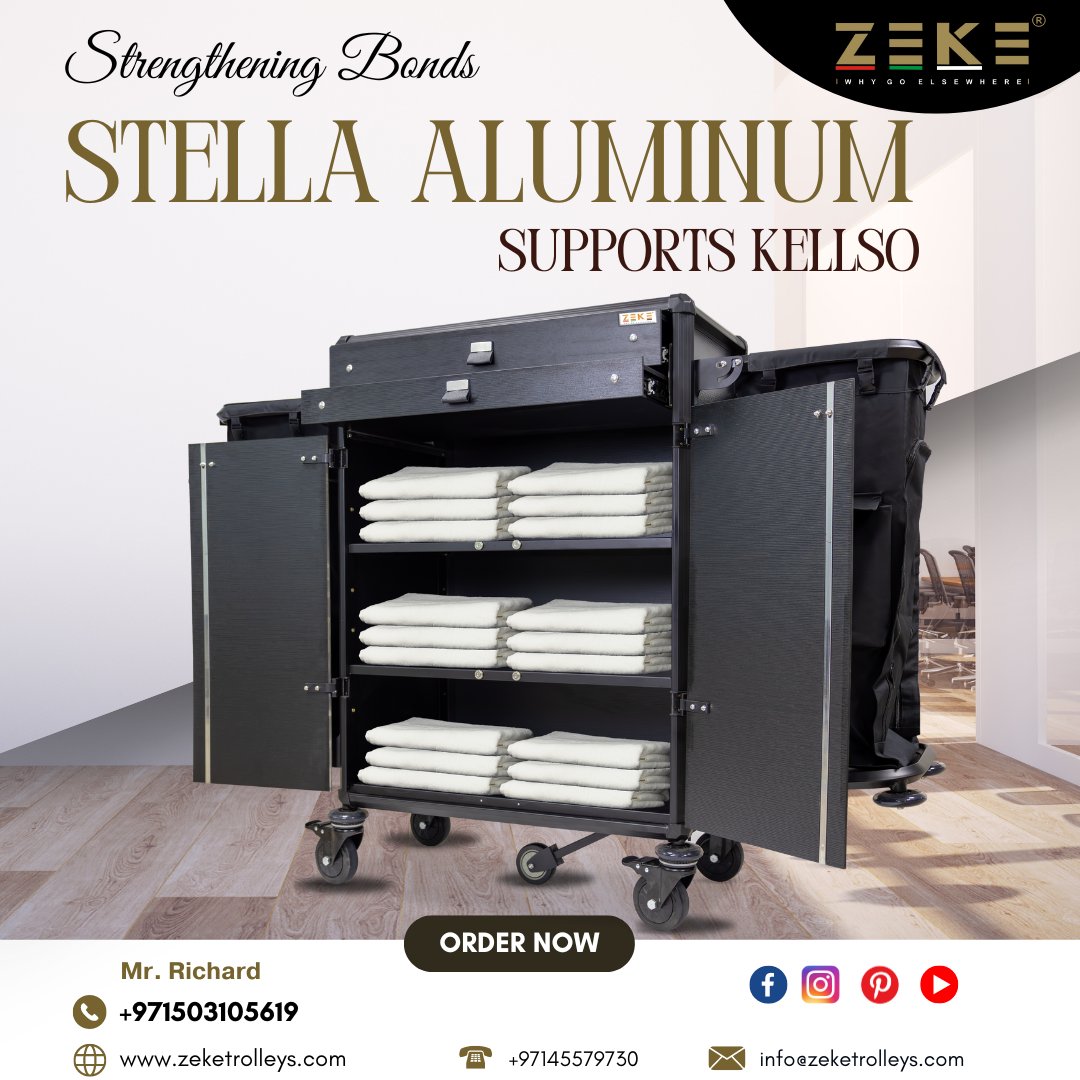 ZekeTrolley's tweet photo. Stella Aluminum strengthens bonds with Kellso! Our high-quality aluminum creates lasting connections in construction projects. Partner with the best - order from Stella Aluminum now!
๐ https://t.co/hiQLamjsuD
#zeketrolleys #stellaaluminum #kellso #highquality #durability https://t.co/zxEinivggo