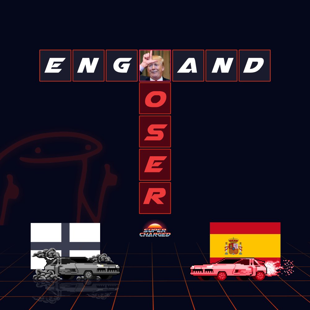 Lmao, SuperCharged team lose all the money for England 🤒

Congrats Spain's fans, see ya in the upcoming events.