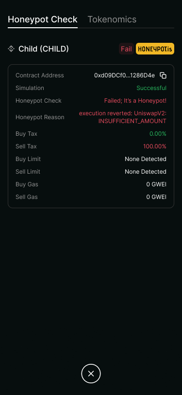 Protect your investments with Coribot’s honey pot alert system. Identify and avoid risky tokens, ensuring a secure trading experience. 

#CryptoSafety #Coribot
