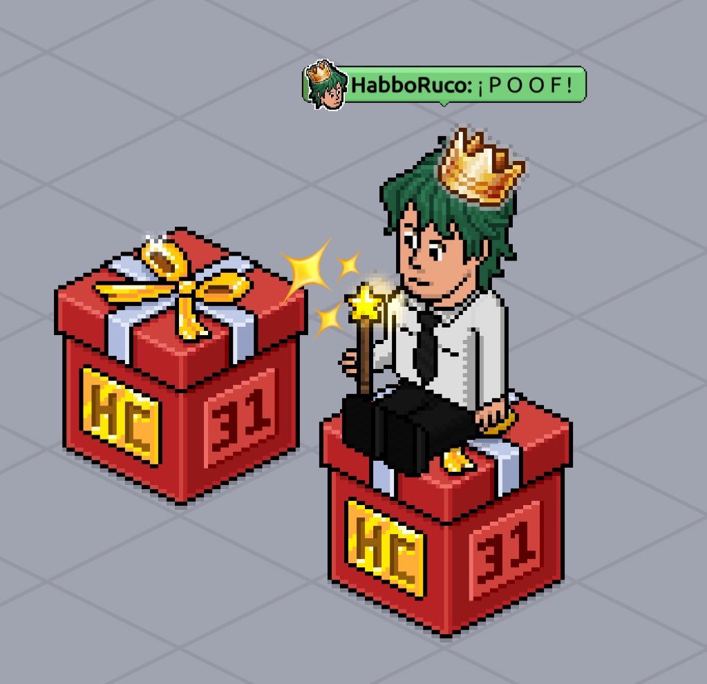 ~ S O R T E O  H C ~

un ganador de un mes
- seguirme y 🔃

termina en 33 horas
sólo en <a href="/ESHabbo/">Habbo ES/MX</a>
#Habbo  o/