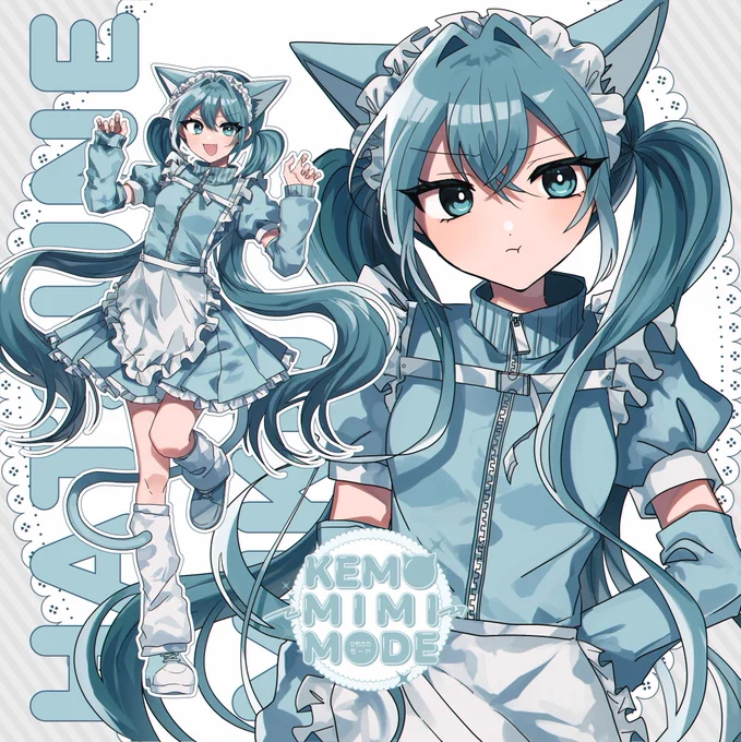 ねこみみく #初音ミク 