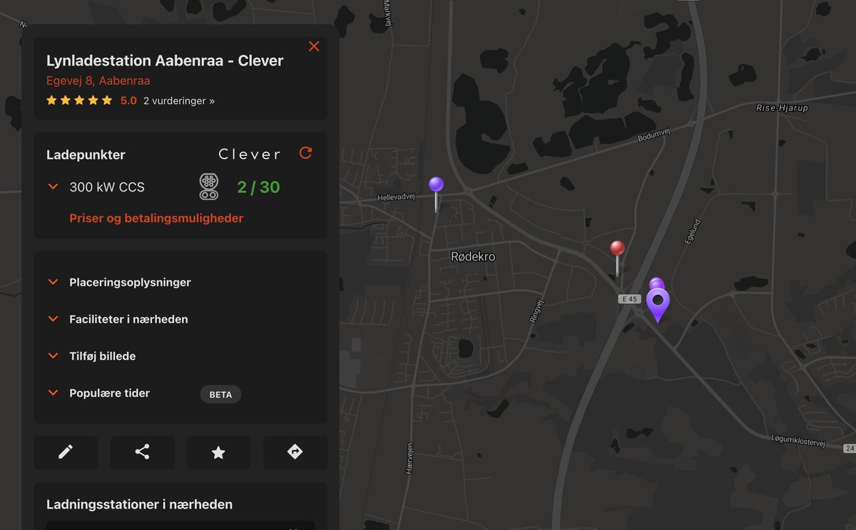 andersjorgensen's tweet image. Charging infrastructure is put under pressure in DK atm, two of the biggest charging stations on highway E45 are almost fully loaded! #summerchargingvibes