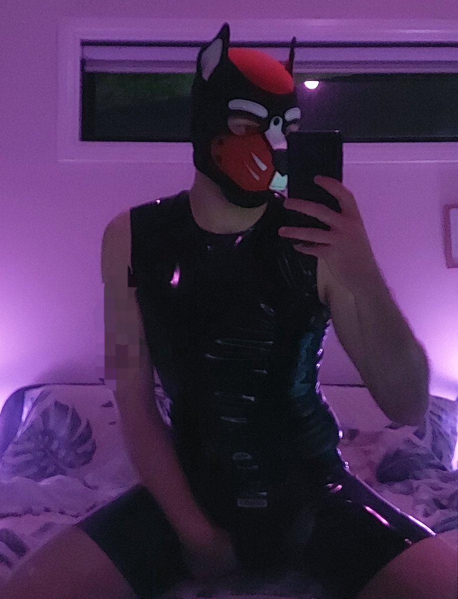 Rubber really is pretty flattering, huh?