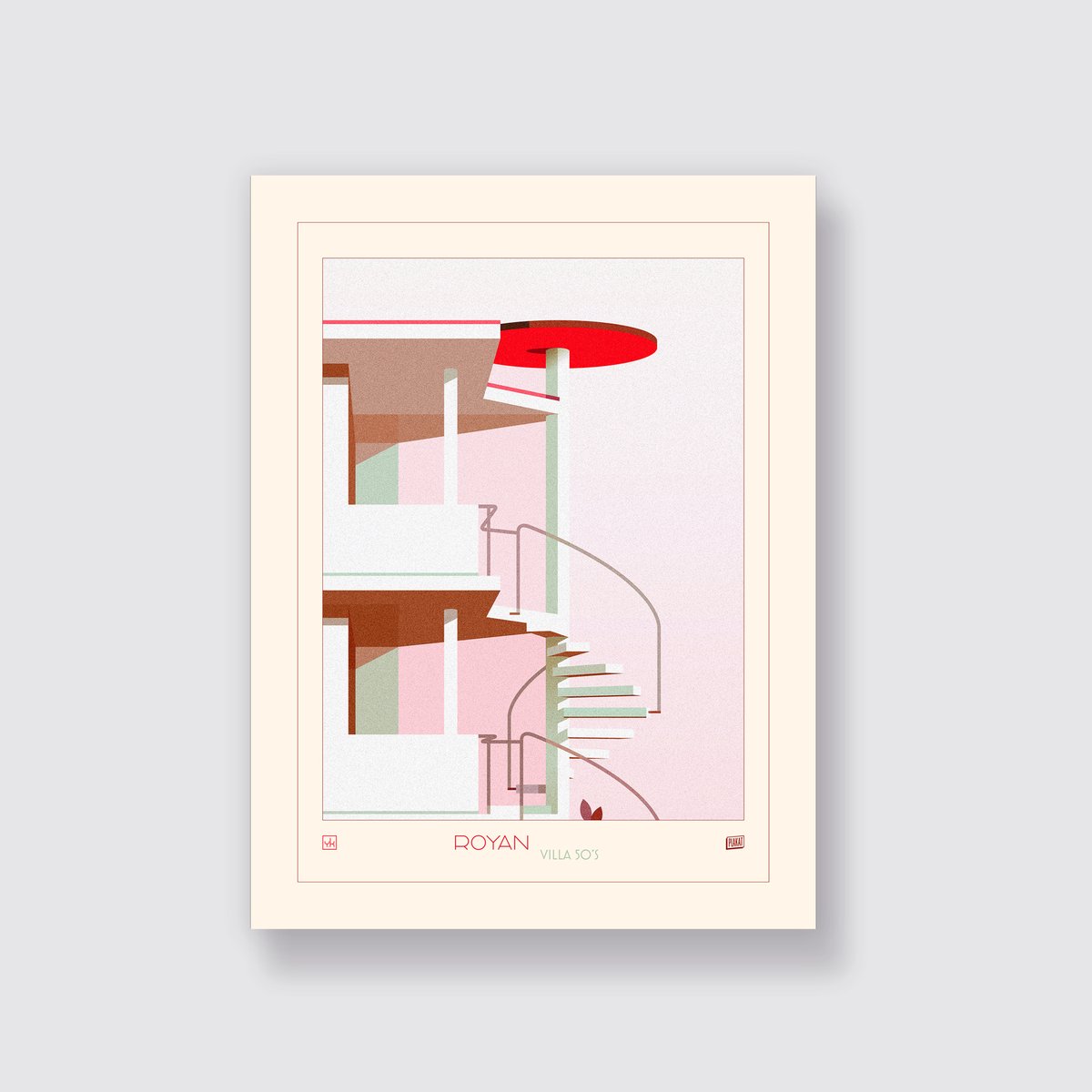 De nouvelles couleurs, 2 formats, 3 visuels inédits... La série "Royan - Villas 50's" est à retrouver sur le site de @plakat_edition 💥

#poster #affiche #edition #illustration #architecture #architectureillustration #architecturedrawing #modernarchitecture #annees50 #royan