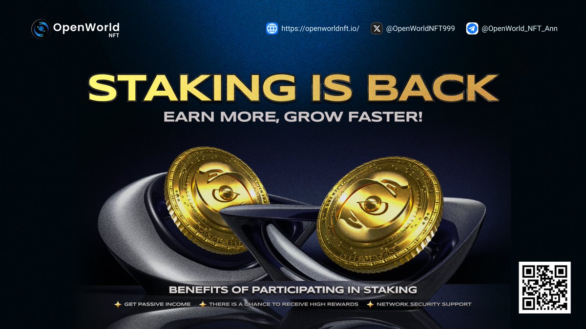 💎 Announcement 💎

OPENING at 10.00 AM UTC time today.

💵 Benefits of participating in StaKING:  
                  ❗  Get passive income
                  ❗  Network security support
                  ❗  There is a chance to receive high rewards

⛔  Join  StaKING:  today