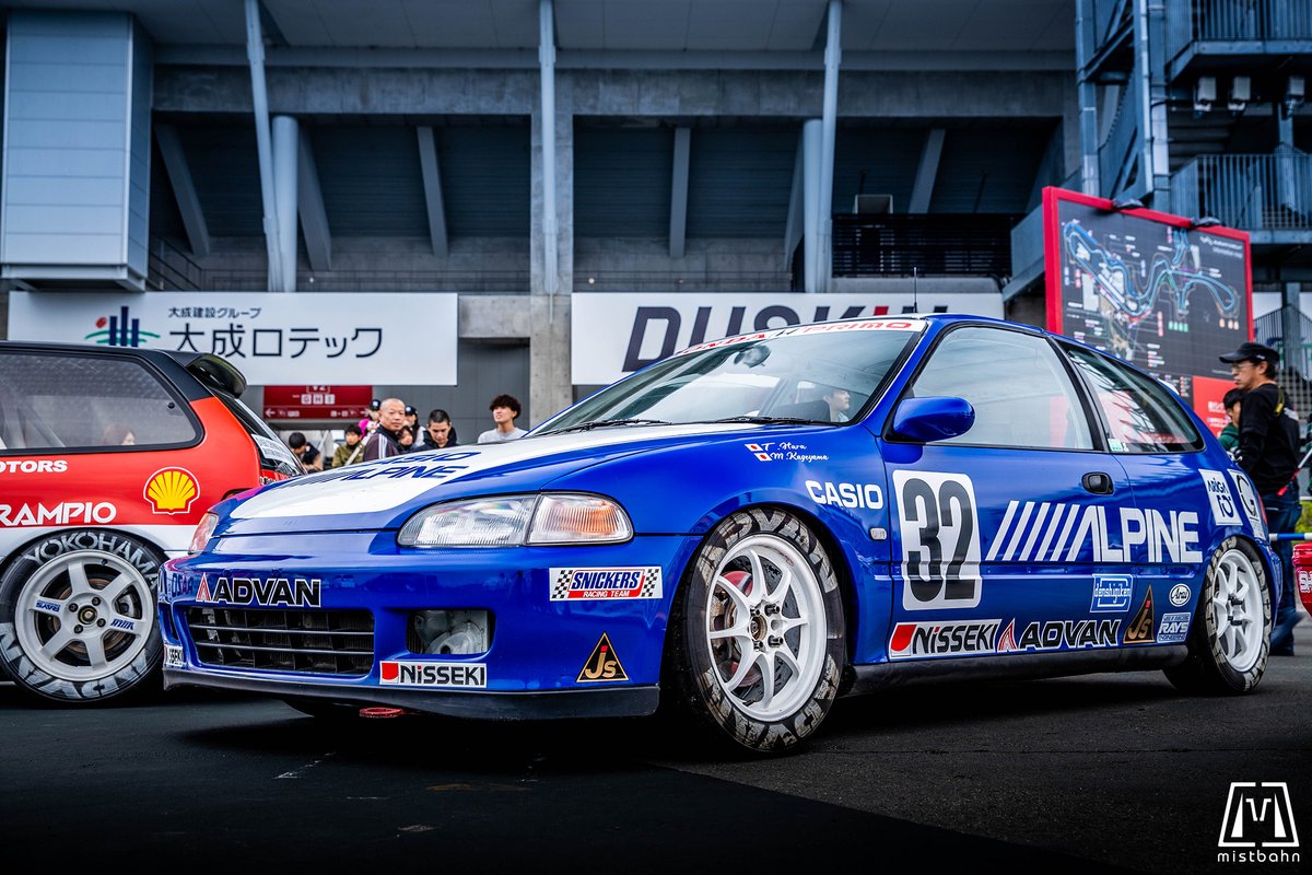 mistbahn's tweet photo. ALPINE CASIO Group.A Honda EG6 CIVIC SiR
#hday #thehday #playersday #suzukacircuit #suzukainternationalcircuit #鈴鹿サーキット #HondaCivic #ホンダシビック #EG6 #alpine #アルパイン #casio #templeracing #テンプルレーシング https://t.co/3le6G1UP5v