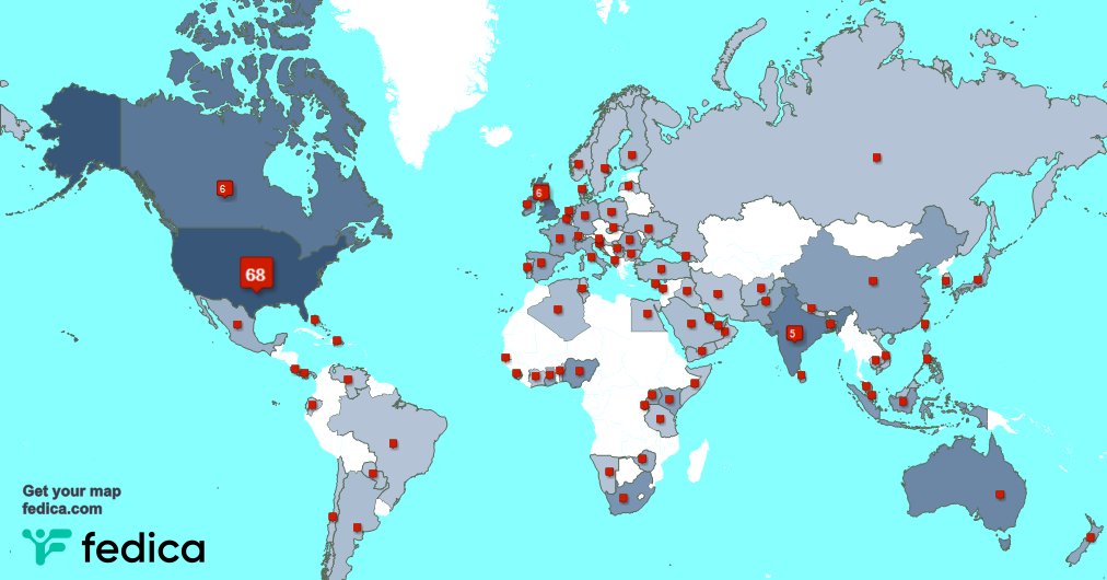 Special thank you to my 4 new followers from USA, and more last week. fedica.com/!tomj_rhodes